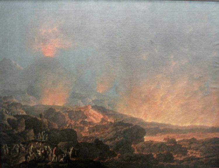 Carlo Bonavia Eruption of the Vesuvius oil painting picture